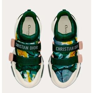 Dior D wander camouflage tie techno fabric sneakers